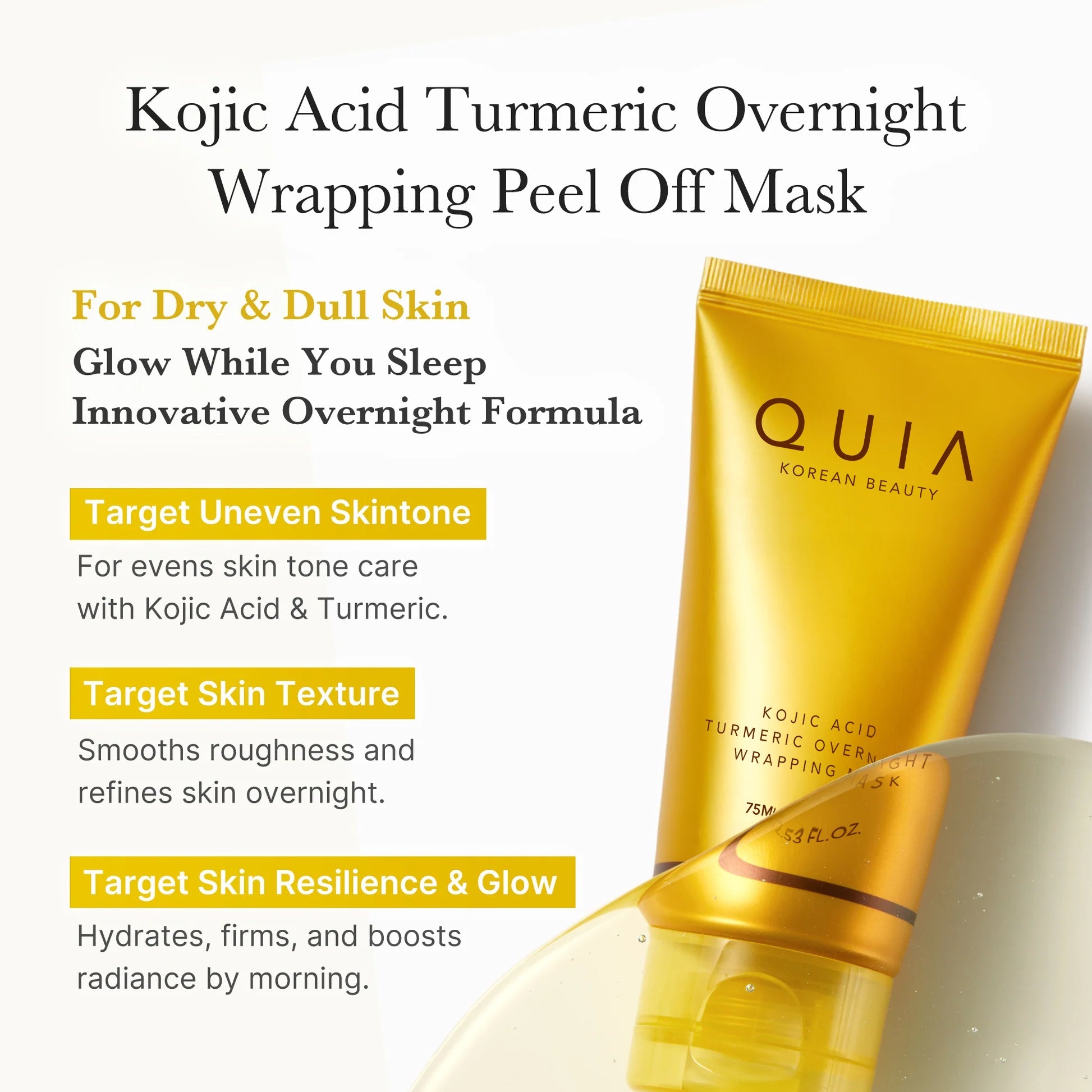 Kojic Acid Turmeric Night Wrapping Mask